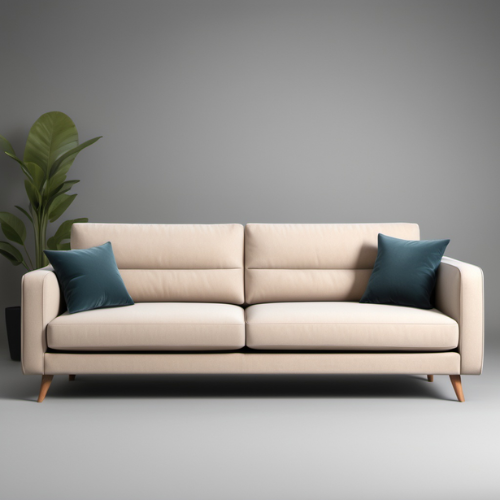 Roovoom Romilda 5 Seater Sofa with Ottoman