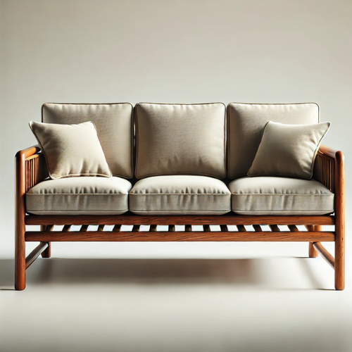 Roovoom Solid Wood 2 Seater Sofa